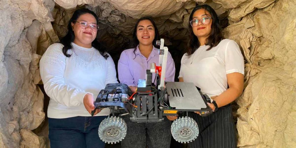 Estudiantes del IPN desarrollan robot explorador para mapear minas y detectar gases tóxicos