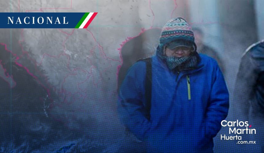 Lluvias y  ambiente frío a muy frío se esperan en estos estados del país