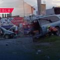 Fuerte accidente en la 11 Sur deja a dos personas prensadas