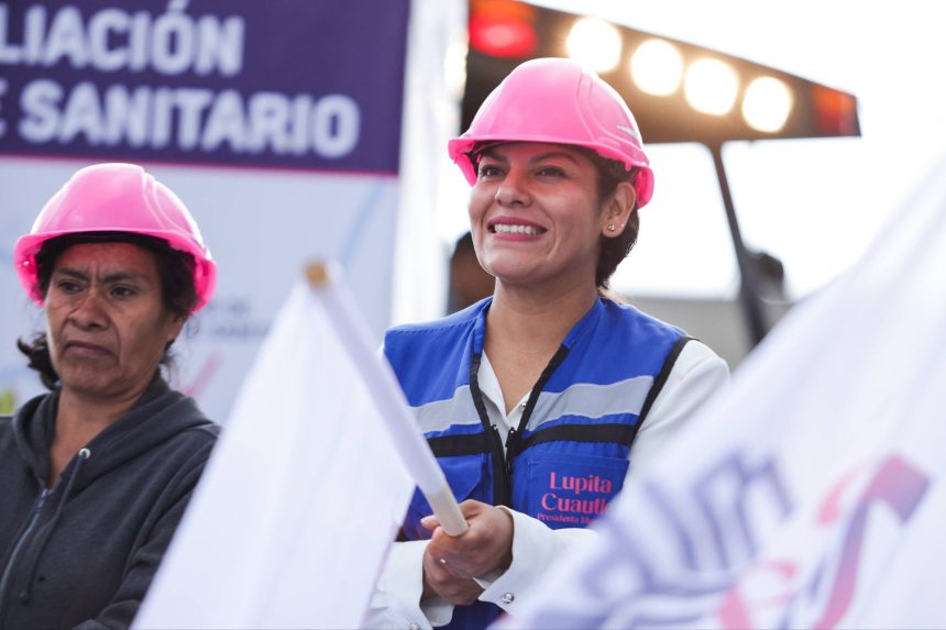 G2TsFNSW8AAZFbX San Andrés Cholula trabaja en la seguridad, infraestructura y educación con una estrategia integral