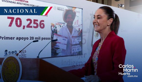 Gobierno de México entrega apoyos a más de 70 mil personas afectadas por lluvias en cinco estados