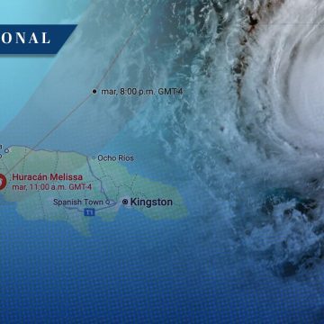 Huracán Melissa, categoría 5, toca tierra en Jamaica