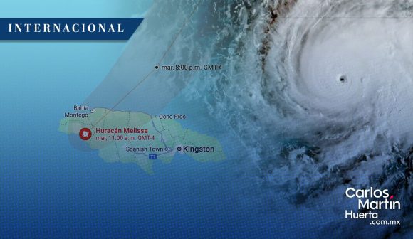 Huracán Melissa, categoría 5, toca tierra en Jamaica