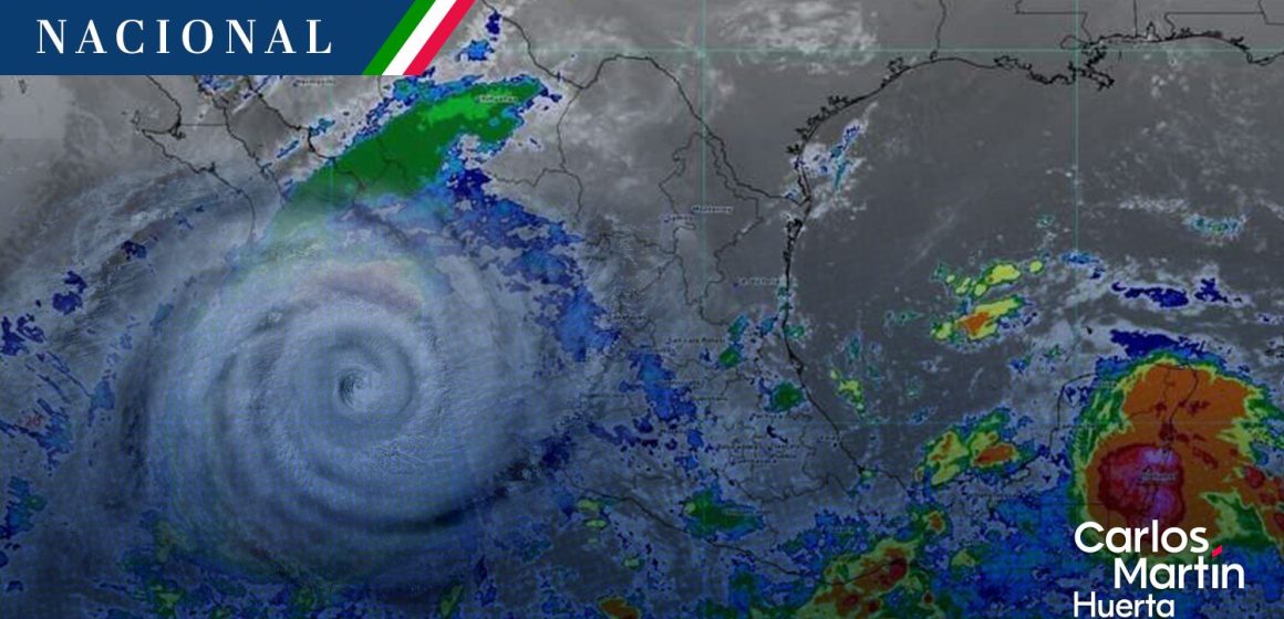 Huracán Priscilla se intensifica a categoría 2 y provocará lluvias intensas
