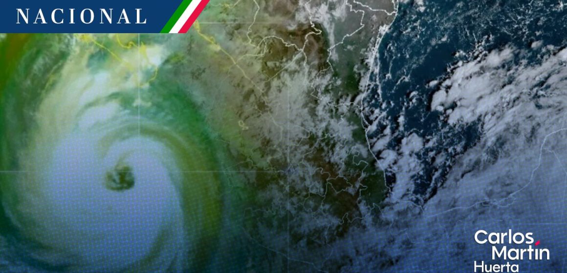 Huracán Priscilla baja a categoría 1 y generará lluvias intensas en 11 estados