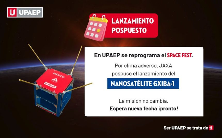 JAXA pospone lanzamiento del Gxiba-1 de UPAEP