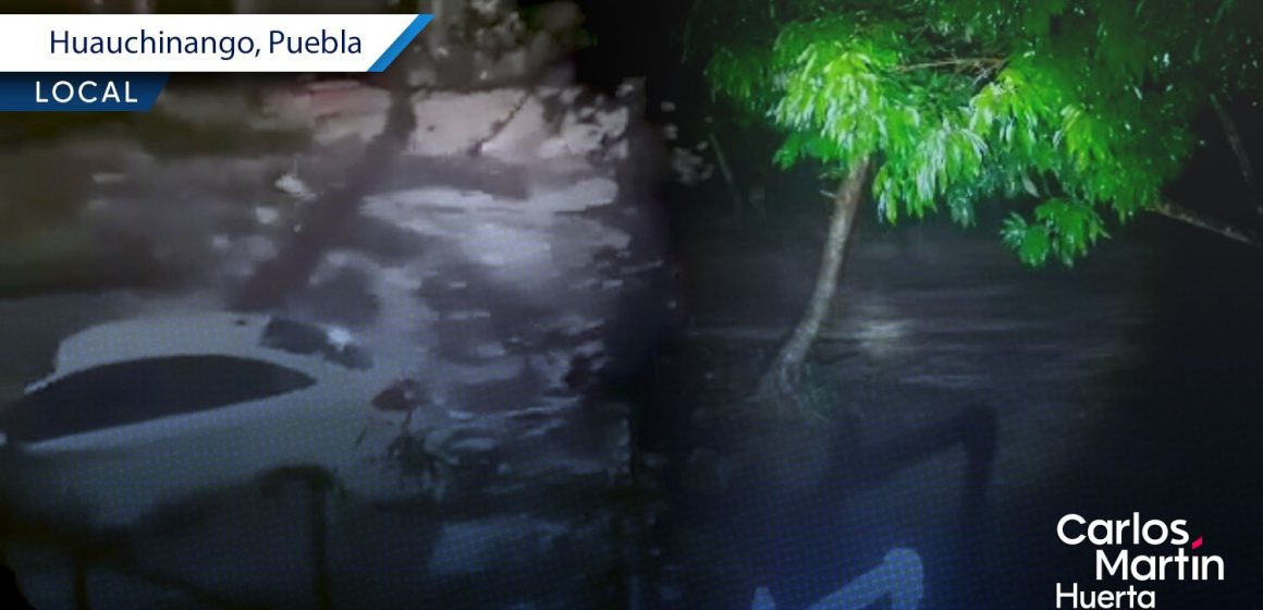 Fuertes lluvias provocan deslave en Huauchinango: rescatan a abuelito y habilitan refugio temporal