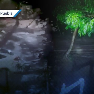 Fuertes lluvias provocan deslave en Huauchinango: rescatan a abuelito y habilitan refugio temporal
