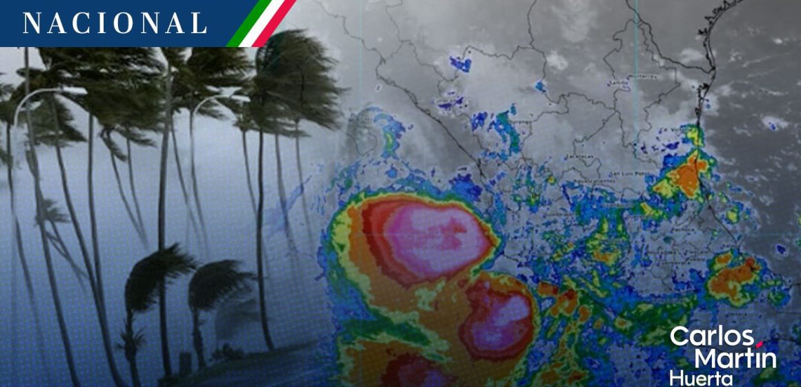 Tormenta tropical Raymond amenaza con trombas marinas y lluvias intensas en 11 estados