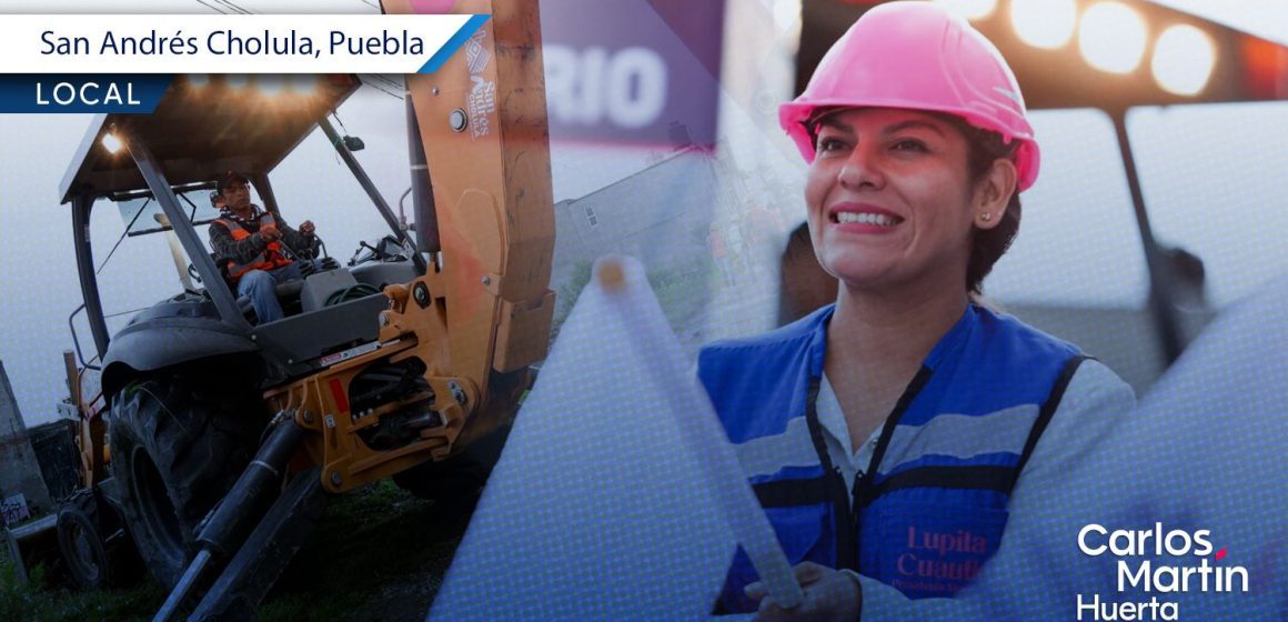 Lupita Cuautle fortalece infraestructura hidráulica y sanitaria en San Rafael Comac