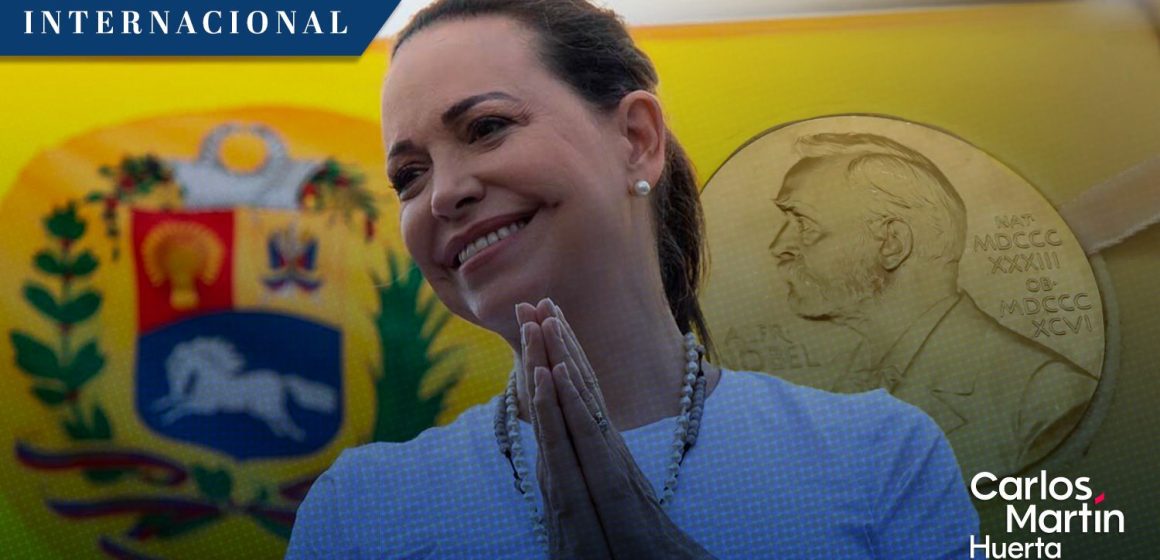 María Corina Machado, líder opositora venezolana, es Premio Nobel de la Paz 2025