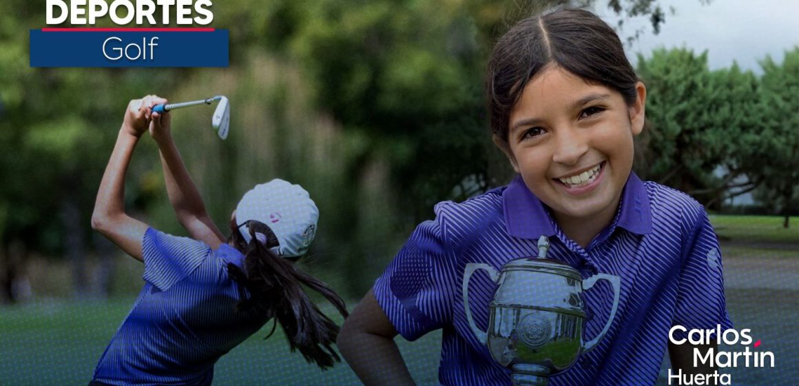 María Teresa Castillo, la poblana de 9 años que domina el golf nacional