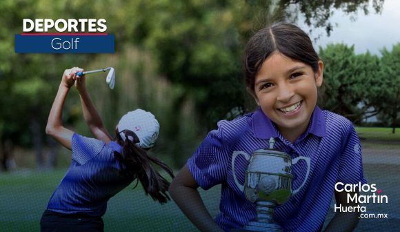 María Teresa Castillo, la poblana de 9 años que domina el golf nacional