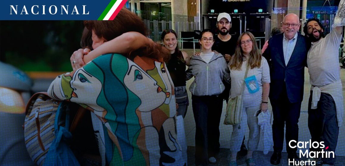 Mexicanos de la Flotilla Global Sumud regresan al país tras detención en Israel