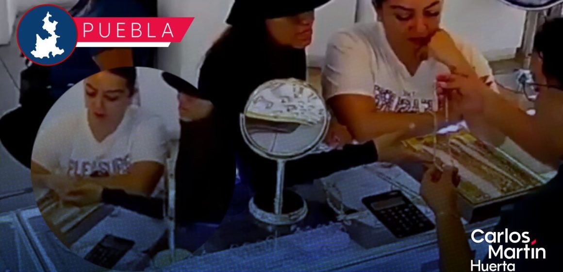 Mujeres roban cadena de oro de 50 mil pesos en joyería del Centro Histórico