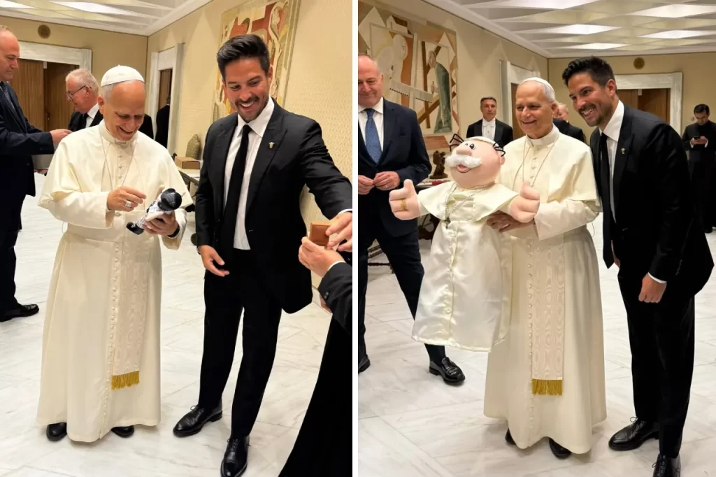 Papa León XIV recibe emblemáticos peluches del Dr. Simi 1 Papa León XIV recibe emblemáticos peluches del Dr. Simi