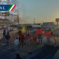 Piperos bloquean la autopista México-Puebla; exigen reapertura de pozos ilegales de agua