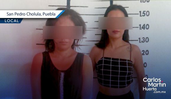Policía de San Pedro Cholula frustra robo en tienda departamental: dos mujeres detenidas