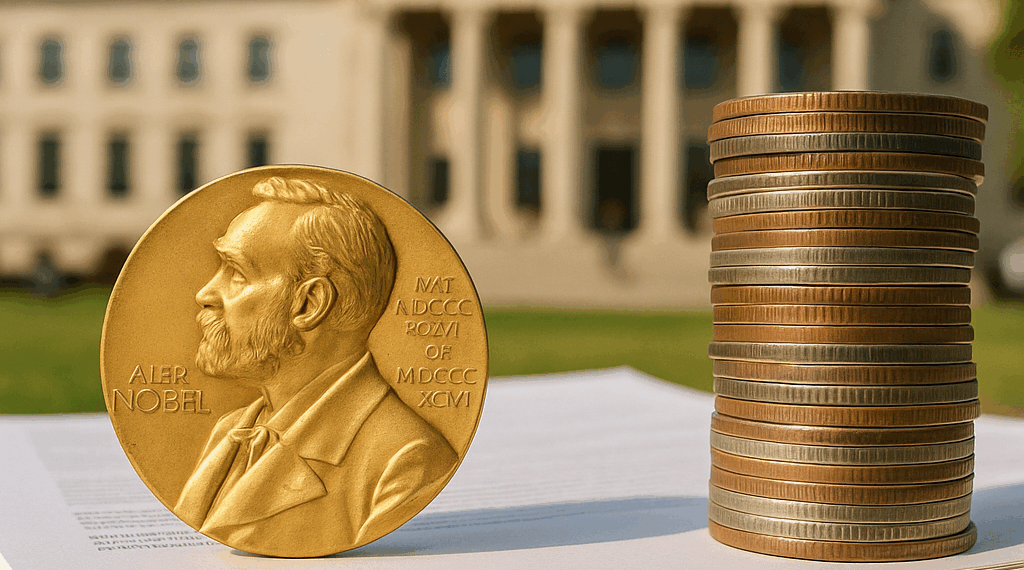 Premio Nobel de Economía 2025: Galardonados por explicar el crecimiento sostenido impulsado por la innovación 2 Premio Nobel de Economia 2025 Galardonados por explicar el crecimiento sostenido impulsado por la innovacion 3