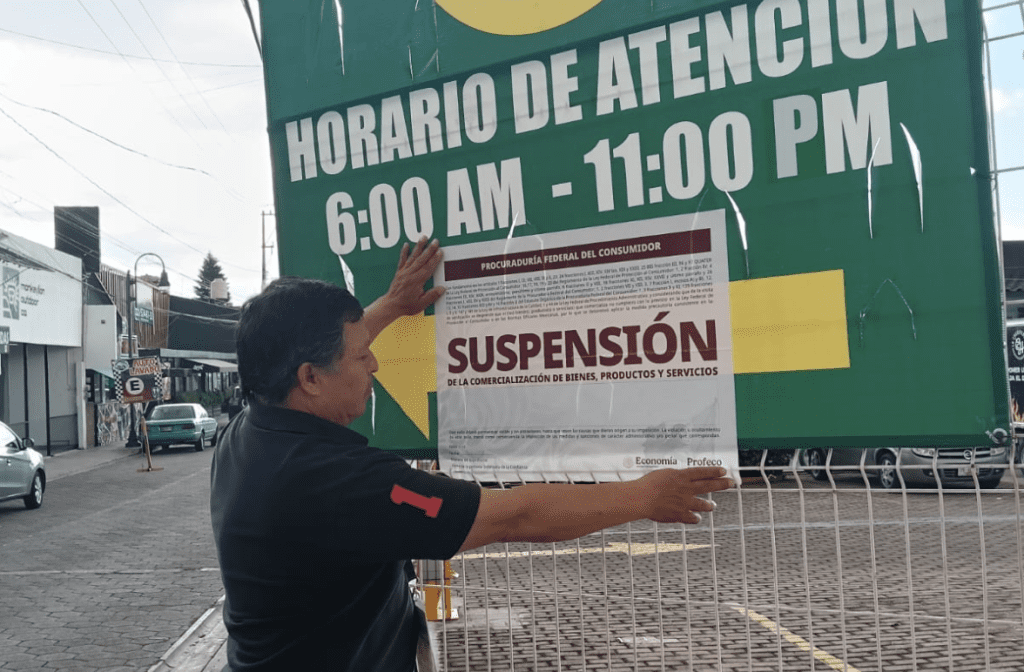 Profeco suspende estacionamiento en Plaza La Joya tras varias irregularidades