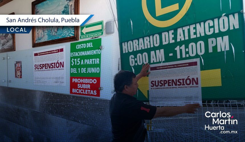 Profeco suspende estacionamiento en Plaza La Joya tras varias irregularidades Profeco suspende estacionamiento en Plaza La Joya tras varias irregularidades