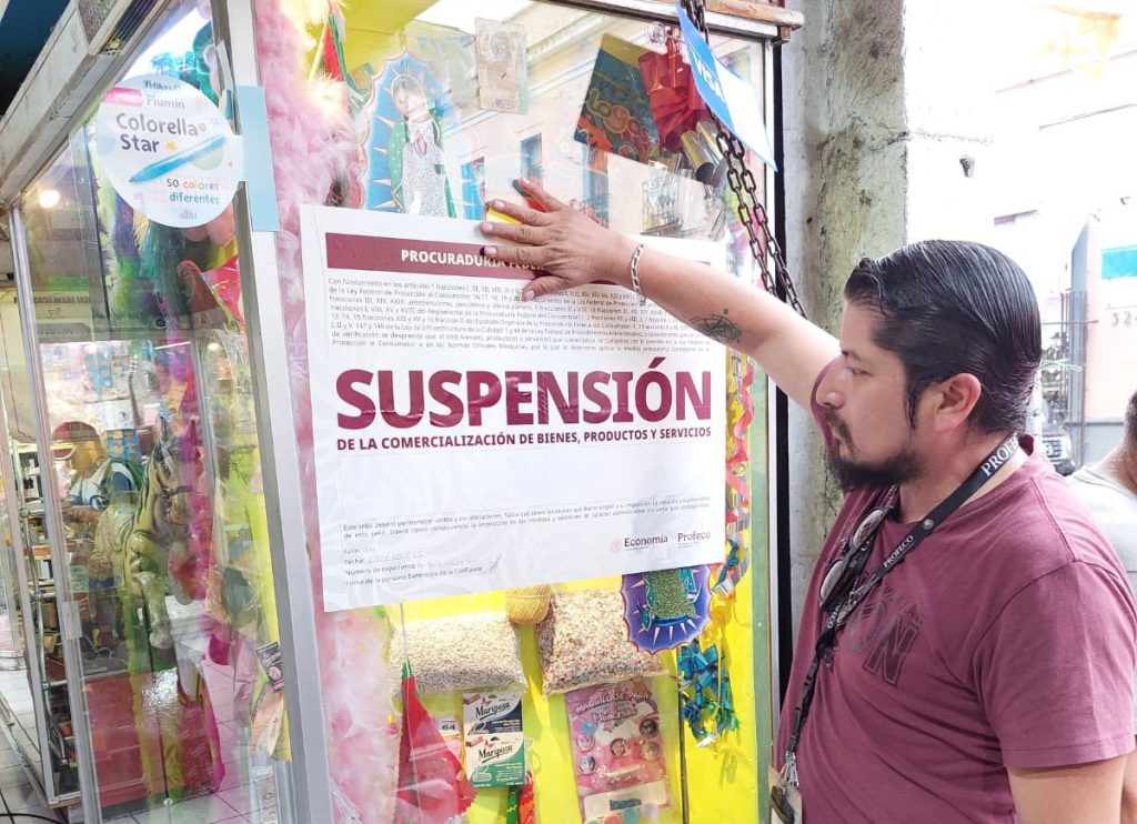 Profeco suspende mercería La Cadena tras detectar irregularidades