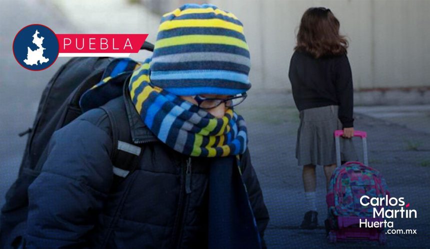 SEP suspende clases en escuelas de las sierras Norte y Nororiental por bajas temperaturas