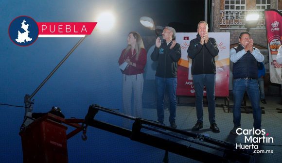 Puebla Brilla: Modernizan luminarias LED en Santo Tomás Chautla