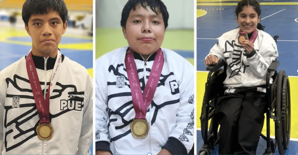 Puebla arranca en Atletismo de la Paralimpiada Nacional 2025 con 4 medallas 4