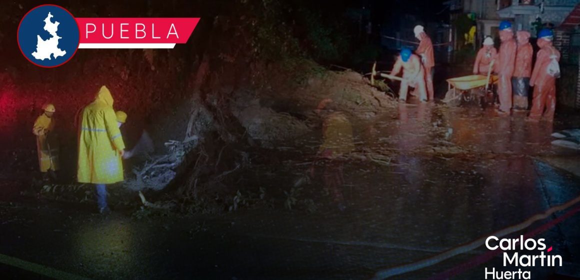 Puebla continúa la búsqueda de 7 personas tras deslaves e inundaciones en la Sierra Norte
