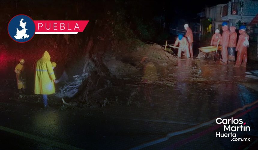 Puebla continúa la búsqueda de 7 personas tras deslaves e inundaciones en la Sierra Norte