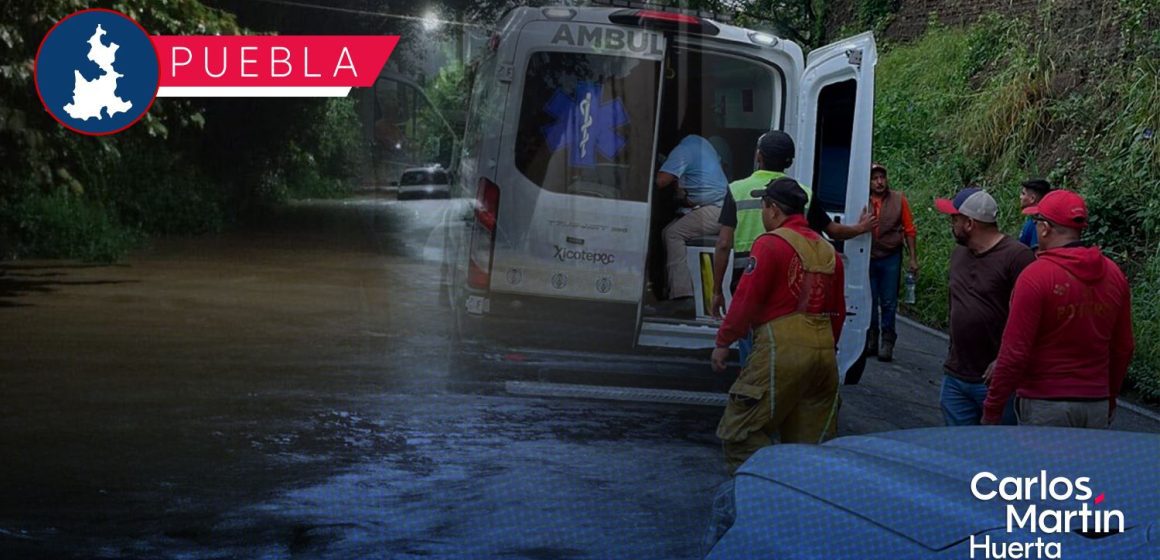 Puebla refuerza atención médica y medidas de emergencia tras tormenta Jerry en la Sierra Norte