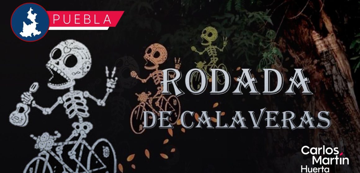 Puebla se ilumina con la Rodada de Calaveras por los Árboles Patrimoniales 2025