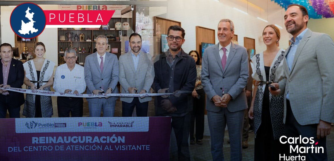 Portada Reinauguración del Centro de Atención al Visitante en Puebla; renovado para mejorar la experiencia turística CMH Reinauguración del Centro de Atención al Visitante en Puebla; renovado para mejorar la experiencia turística