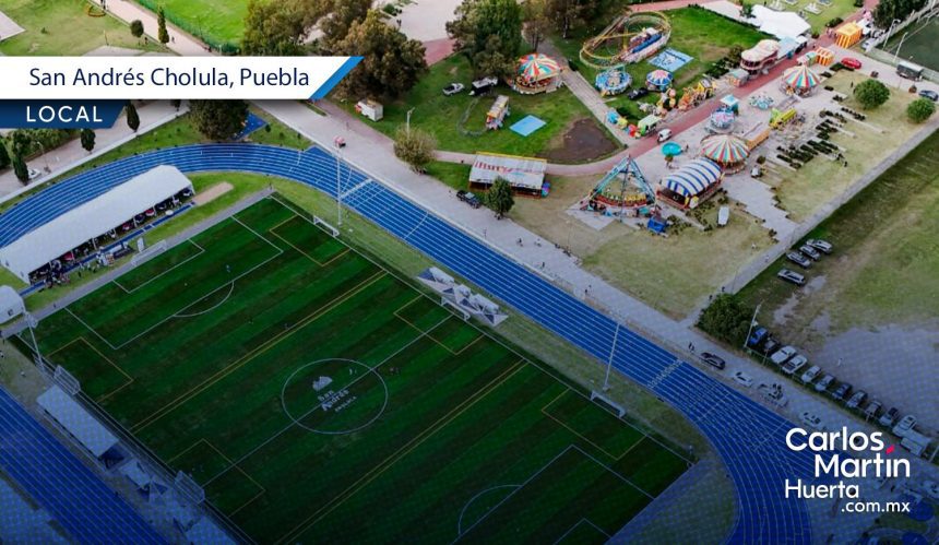 Renuevan Complejo Deportivo Quetzalcóatl: San Andrés Cholula estrena pista, juegos y más