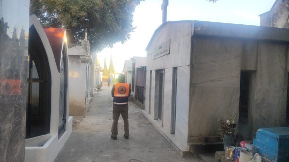 Roberto Solís implementa operativo “Panteones Seguros” en Huejotzingo