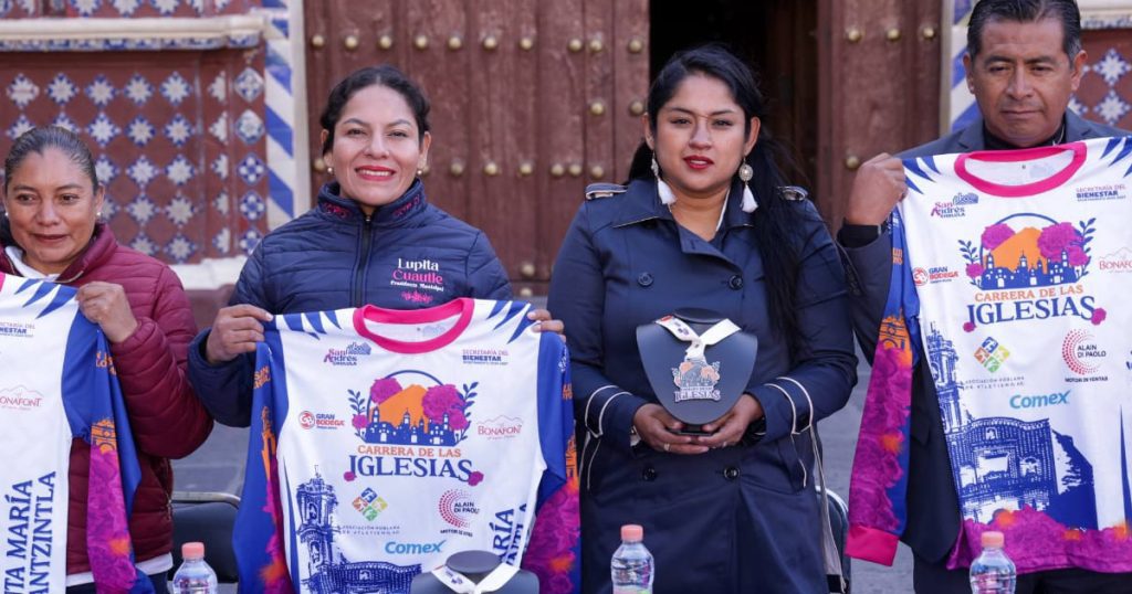 San Andrés Cholula presenta playera y medalla de la Carrera de las Iglesias 2025 1 San Andrés Cholula presenta playera y medalla de la Carrera de las Iglesias 2025