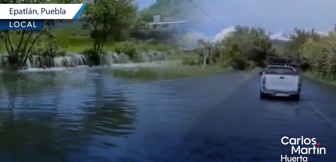 Se desborda laguna de San Juan Epatlán tras intensas lluvias