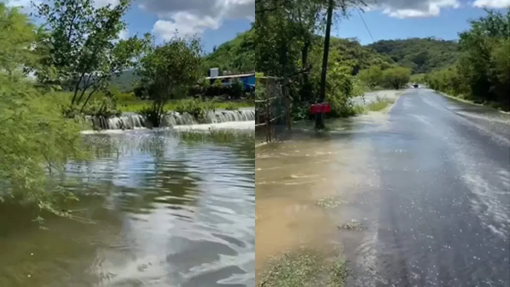 Se desborda laguna de San Juan Epatlan tras intensas lluvias 2