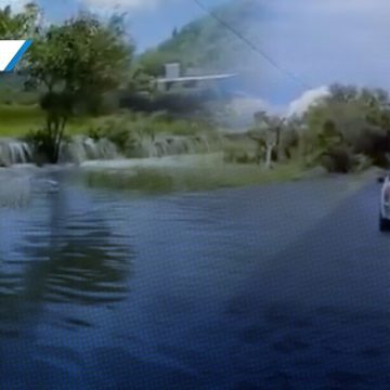 Se desborda laguna de San Juan Epatlán tras intensas lluvias