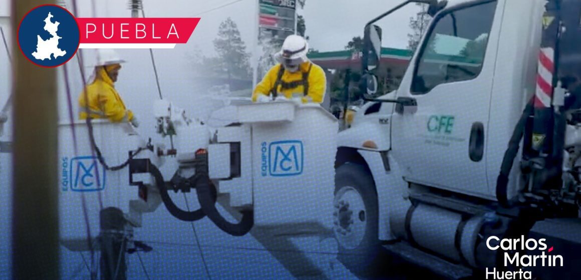 Sierra Norte de Puebla recupera el suministro eléctrico en un 80%: CFE