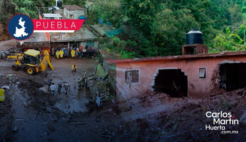 Sierra Norte - lluvias - daños Hay 13 localidades aisladas en Puebla por lluvias; censo de viviendas supera las 6 mil