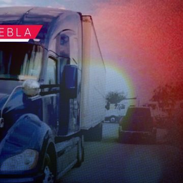 Sujetos armados roban tractocamión en la autopista Puebla-Orizaba
