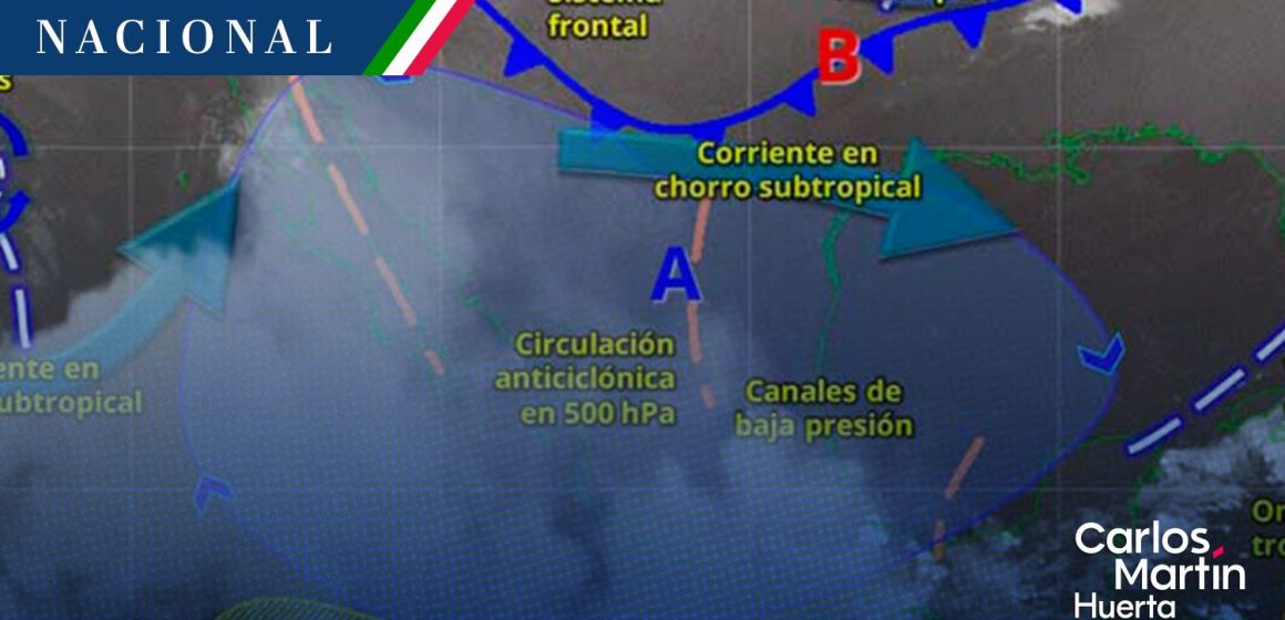 Lluvias afectarán el oriente, sur y sureste de México; nuevo frente frío se aproxima