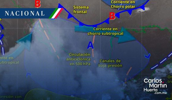 Lluvias afectarán el oriente, sur y sureste de México; nuevo frente frío se aproxima