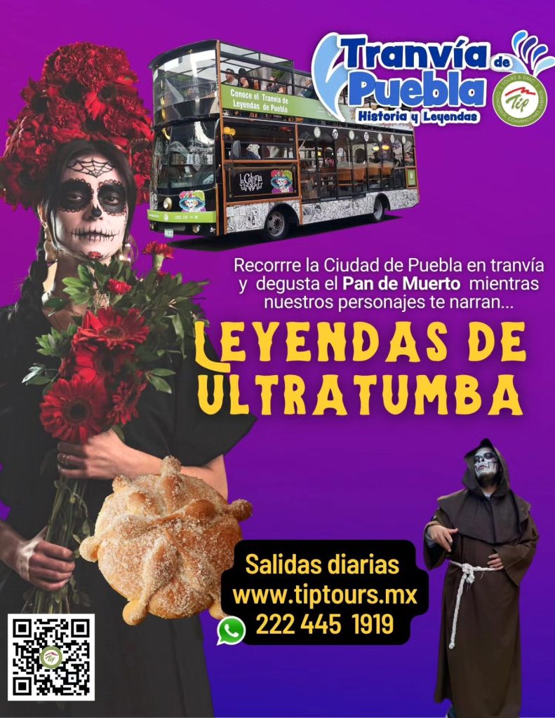 Tip Tours & DMC invita a recorrido nocturno en tranvía por las leyendas de Puebla 1 Tip Tours & DMC invita a recorrido nocturno en tranvía por las leyendas de Puebla