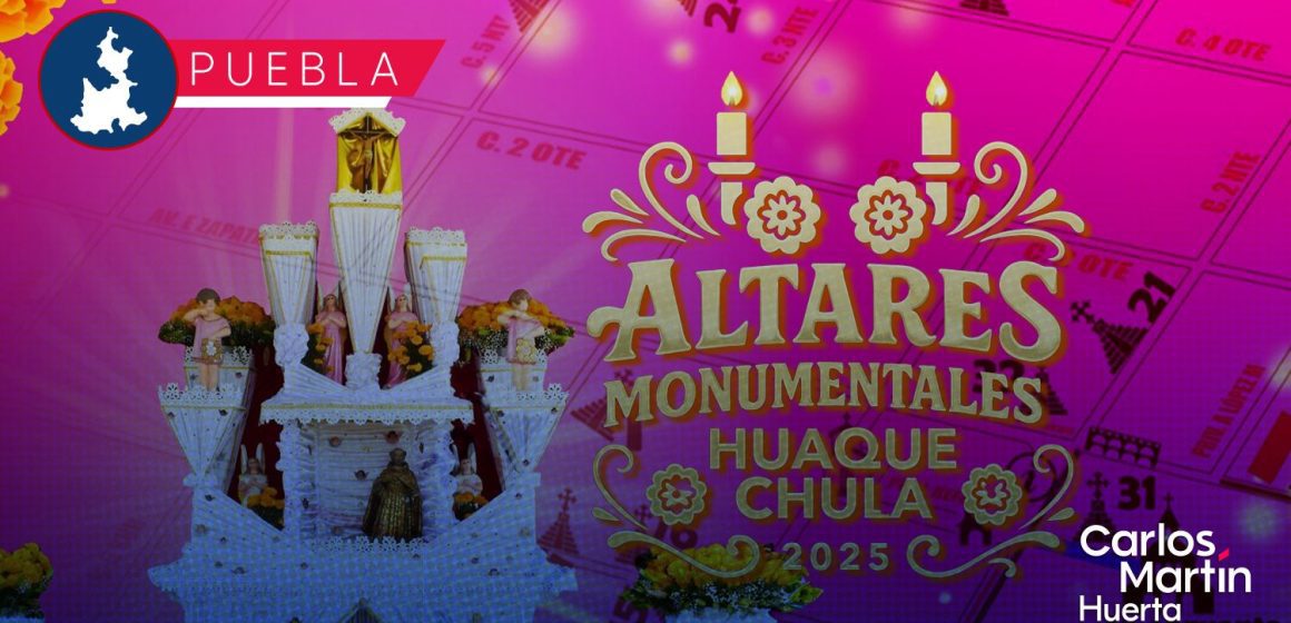 Todo listo para la ruta de Altares Monumentales de Huaquechula 2025