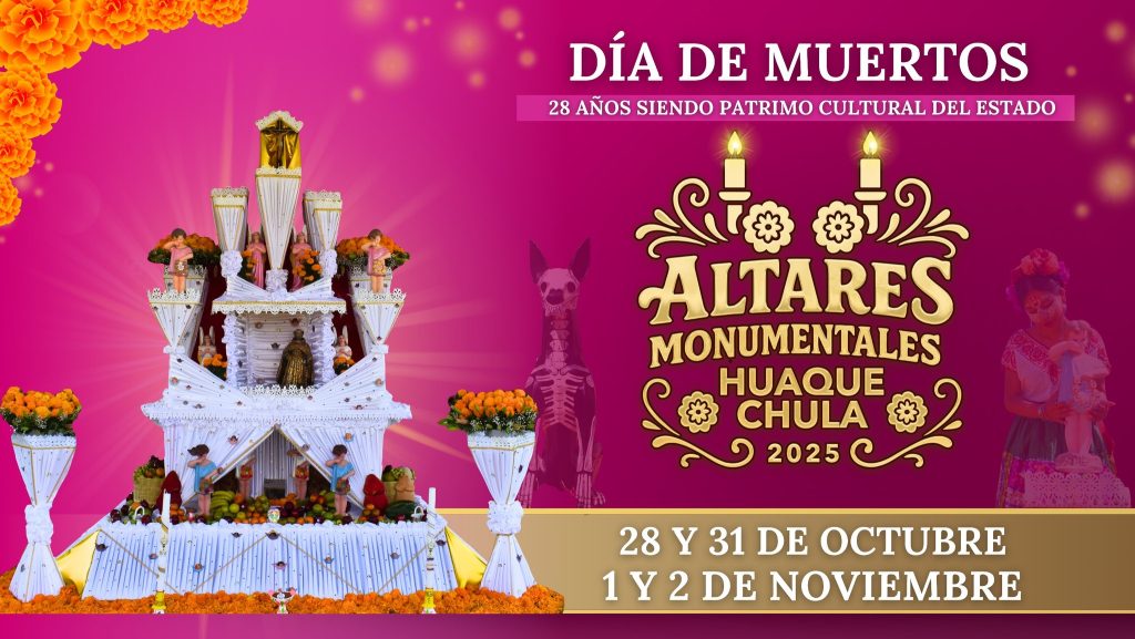 Todo listo para la ruta de Altares Monumentales de Huaquechula 2025