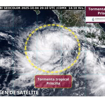 Se forma la tormenta tropical Priscilla