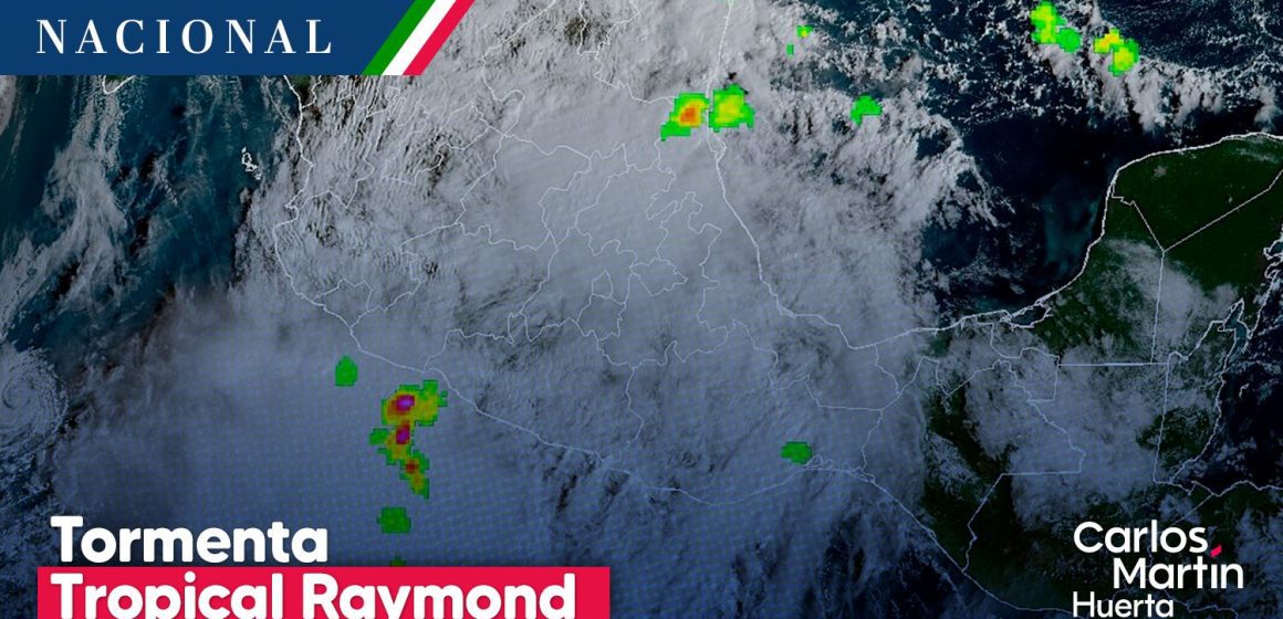 Se forma la tormenta tropical Raymond frente a costas de Guerrero